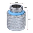 thumbnail image 3 of Peahefy 2PCS G1/4 2 Points de Compression de Tube Souple Raccord de Refroidissement par Eau pour Système de Refroidissement par Eau Informatique, Tuyau Torsion Rapide, Raccords de Torsion Rapide, 3 of 8