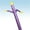 Purple, variant on TentandTable 18' Fly Guy Wacky Waving Inflatable Tube Man, Yellow, No Blower