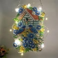 thumbnail image 3 of Wosthever Pintura de diamantes DIY 5D de PVC, experiencia de alegría de crear una obra maestra de navideña amplia Kits de decoración para fiestas YH11, 3 of 6