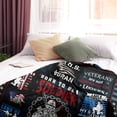 thumbnail image 3 of Veterans Day Gifts/Decorations Bulk - Vietnam Veteran Gifts Blanket 60"x50" - Veteran Gifts for Men - Navy/Air/Army Veteran Gifts Blankets - Unique Gifts for Veterans - Hard Head Veterans, 3 of 5