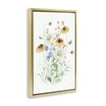 thumbnail image 4 of Stupell Industries Summer Garden Blooms Botanical & Floral Painting Gold Floater Framed Art Print Wall Art, 17 x 25, 4 of 10