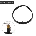 thumbnail image 4 of Motoforti 2pcs 26"x2.15/2.4" Bike Inner Tube American Type Valve Bicycle Inner Tube Tyres 32mm Black, 4 of 7