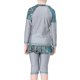 thumbnail image 4 of Niñas niños islámico Mu modesto traje de baño traje de baño Burkini árabe traje de baño AGrey7-8 años, 4 of 5
