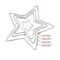 thumbnail image 2 of 8PCS Star Wire Wreath for Home Decor Wedding New Year Valentines Christmas Decoration, 2 of 3