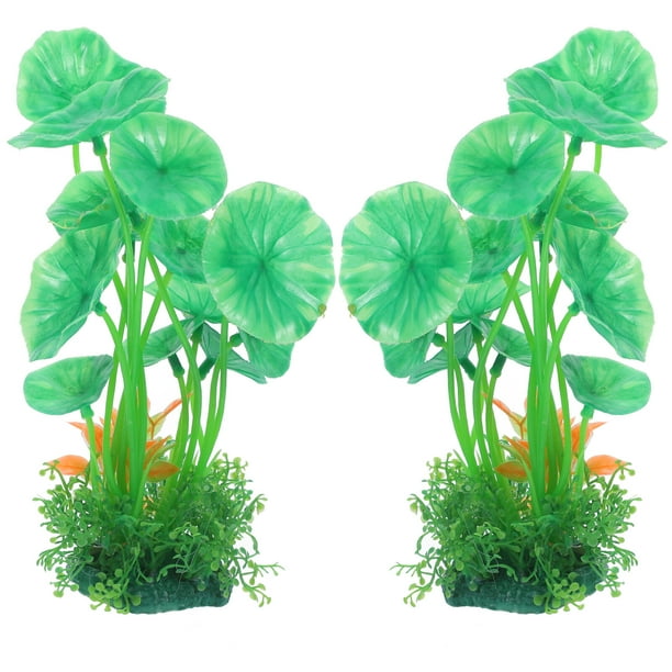 2 piezas de plantas para acuario, decoración de peceras, plantas para peces Betta.