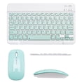 thumbnail image 1 of LNGOOR  Mini Wireless Bluetooth Keyboard Compatible with iPad 9th 2021/ 8th 2020 /7th Generation 10.2 inch  iPad Pro  iPad Air  iPad Mini  All iPhones and Other Bluetooth Enabled Devices, 1 of 6