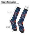 thumbnail image 5 of Balery Tropical Flower Fun Novelty Socks Men'S Women'S Crew Socks Funny Crazy Novelty Socks Quirky And Cool Socks, 5 of 9