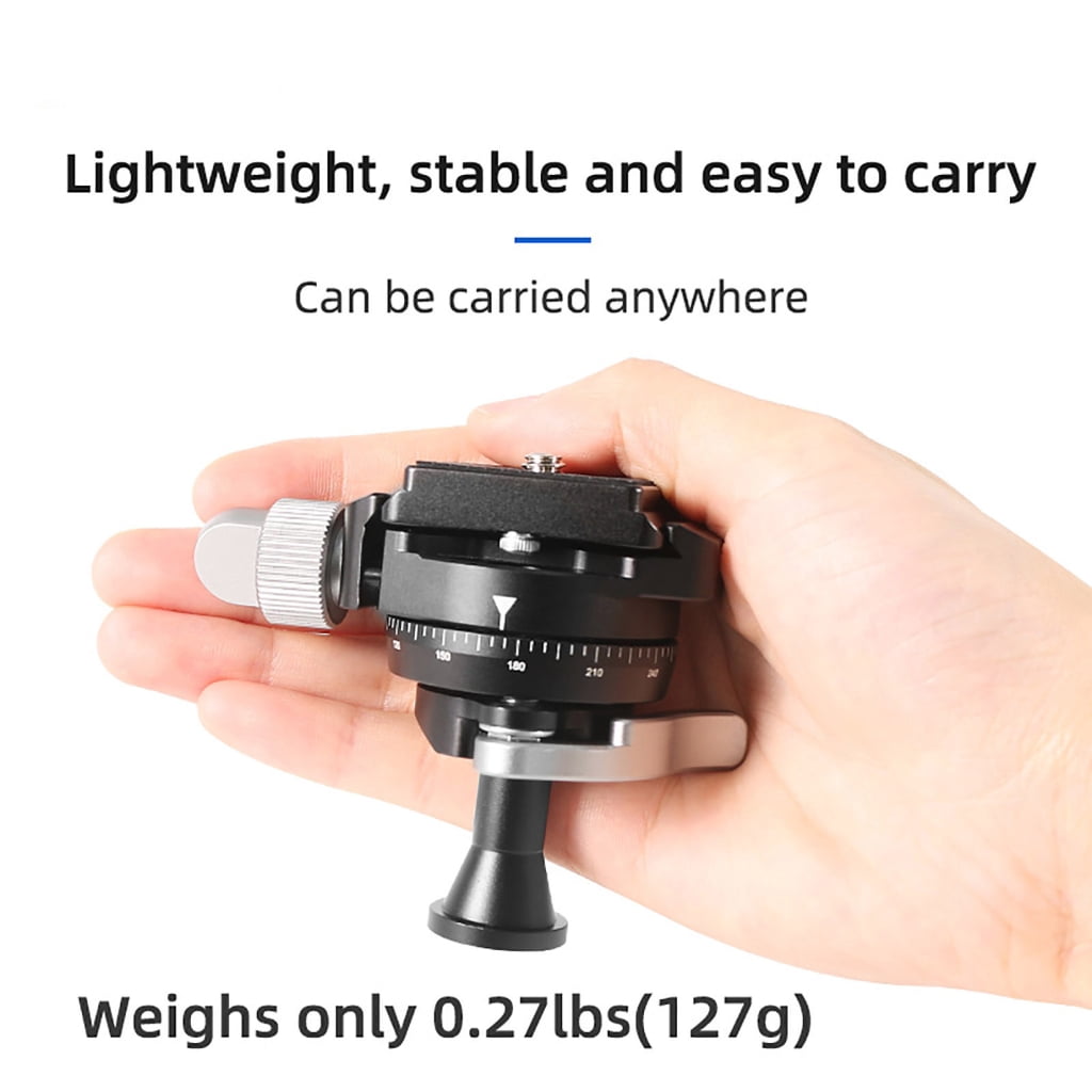 Osdhezcn Camera Tripod Mini Ball Head KA18 Ballhead Mount Professional Inverted Panoramic Ballhead 1/4 3/8 Screw for Phone/Tablet