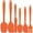 Orange, variant on AOWOO Silicone Spatula Set of 6, Food Grade Rubber Spatulas and Cooking Utensils, Heat-Resistant Kitchen Non Stick Utensils for Cooking, Baking, Mixing, Scraping, BPA-Free, Dishwasher Safe