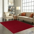 thumbnail image 2 of Home Queen Pet Friendly Area Rugs Burgundy - 3' Octagon, 2 of 3