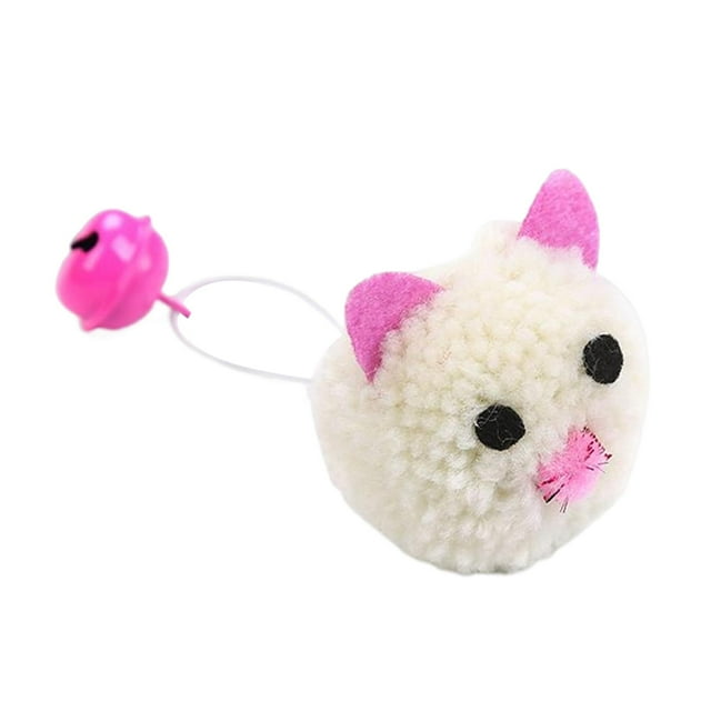 Juguete interactivo para gatos Yuyangstore Ratón de juguete Blanco