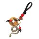 thumbnail image 5 of Colgante de llave de serpiente de latón retro con monedas de la suerte Amuleto de serpiente de latón amarillo para coche para atraer la buena suerte, la riqueza y la prosperidad, 5 of 8