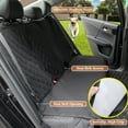 thumbnail image 3 of Meolsaek Dog Car Seat Cover for Back Seat Bench, 4‑Layer Waterproof Heavy‑Duty Pet Protector, Scratch‑Proof, Non‑Slip, with Storage Bag, Black, 3 of 8