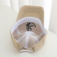 thumbnail image 5 of Staki Toddler Baseball Cap Hat Toddler Baseball Cap – Cute Hat for Kids, Adjustable Toddler Ball Cap Khaki,3-8 Years, 5 of 8