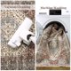 thumbnail image 5 of Alfombra persa lavable, estilo bohemio oriental, pequeña, de pelo corto, para cocina, con estampado desgastado, antideslizante, para baño y lavabo., 5 of 8