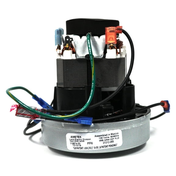 Ametek Lamb Advantek 4.3 inch 120 Volt Single Stage Thru Flow Motor 119874-00