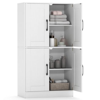 Mobiletto 2 Ante Con Mensola Convenience Concepts Xtra Storage – Finitura Barnwood, Perfetto Per Ufficio, Bagno E Ripostiglio, Dimensioni 42x30,5x89,5 Cm - 4