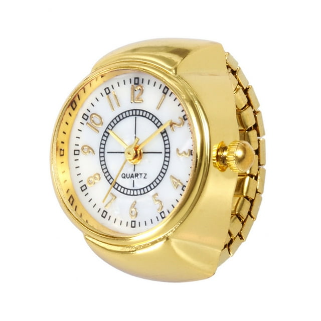 Finger Dial Elastic Watch Quartz Ring Steel Analog Cool Watch Quartz Men's Watch