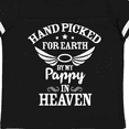 thumbnail image 4 of Inktastic Handpicked for Earth by My Pappy in Heaven with Angel Wings Boys or Girls Toddler T-Shirt, 4 of 5