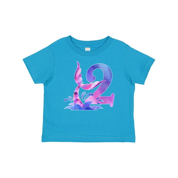 Inktastic 2nd Birthday Mermaid Tail Boys or Girls Baby T-Shirt