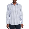 thumbnail image 5 of George Men's Classic Plaid Dress Shirt with Long Sleeves, Sizes S-3XL, 5 of 5