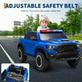 thumbnail image 6 of Eastvita 12V Licensed RAM Electric Pickup Truck for Kids, Dual Motor, Remote, LED, Music, Storage, 6 of 7