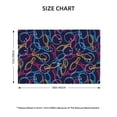 thumbnail image 2 of Placemats Set of 4 / 6, Multicolor Bowling Placemats for Dining Table Indoor/Outdoors Heat Resistant Washable Placemats 18" x 12", 2 of 8