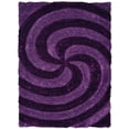 thumbnail image 2 of United Weavers of America Veria Agba Shag Abstract Shag Contemporary Area Rugs, Purple, 2 of 5