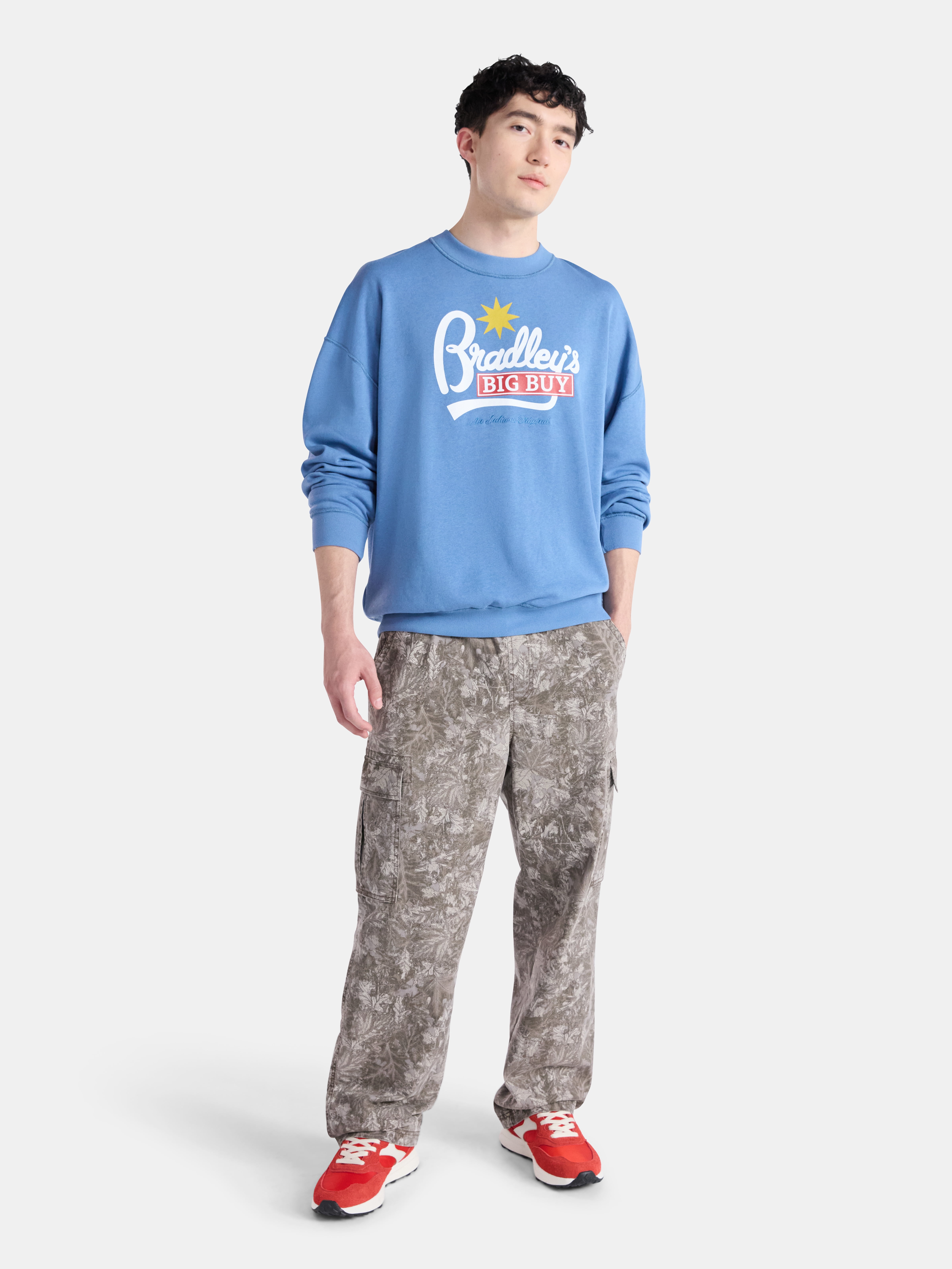 Netflix Stranger Things Bradley’s Graphic Sweatshirt from No Boundaries, Men’s and Big Men’s