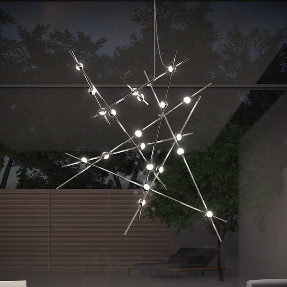 Sonneman 2152.13W Constellation Aquila Major 37" Wide Integrated Led Chandelier - White