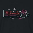 thumbnail image 3 of Disney - Minnie Mouse - Neon Minnie Sign - Juniors Cropped Cotton Blend T-Shirt, 3 of 5