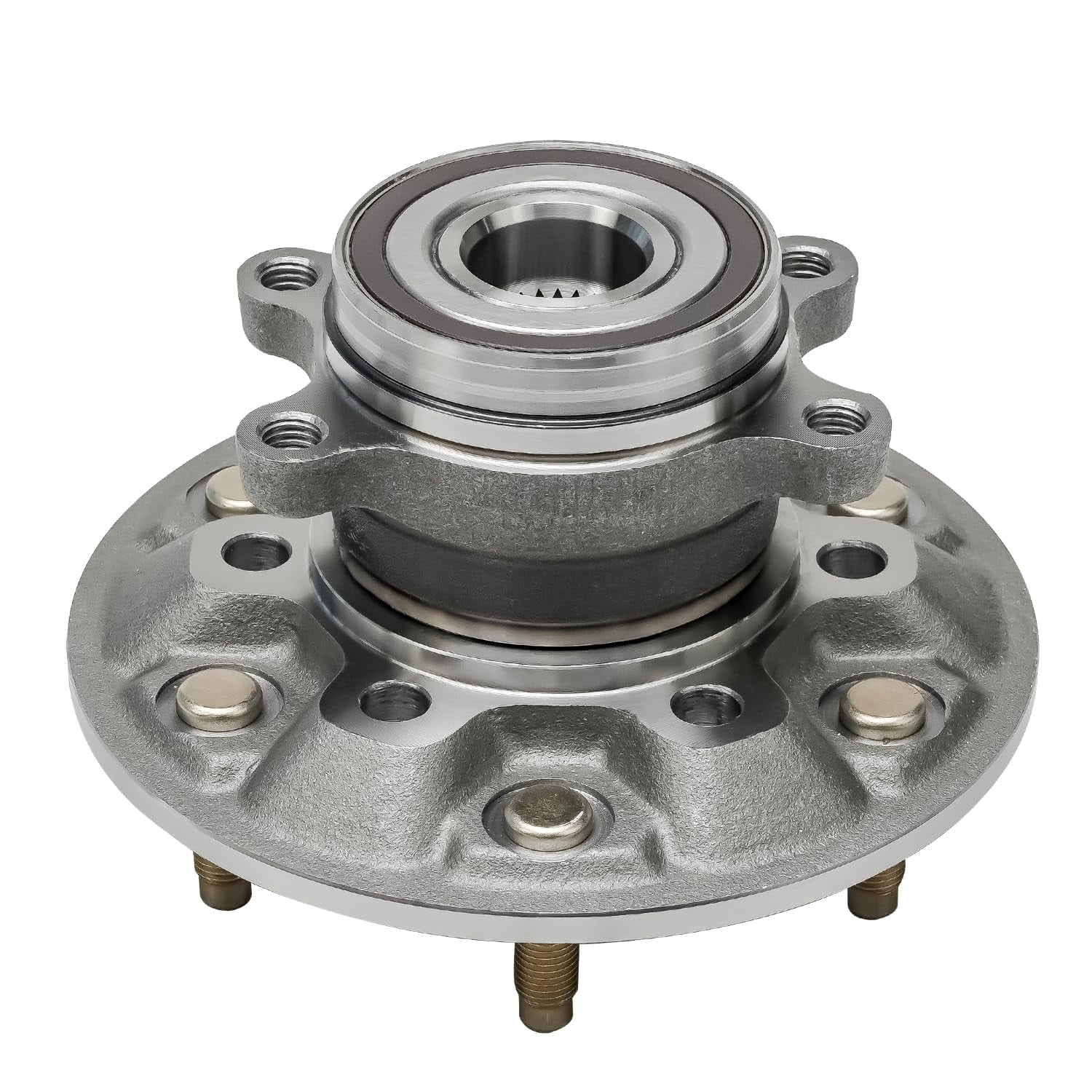 Detroit Axle - Front 2pc Wheel Bearing Hubs for 4WD 2009-2012 Chevrolet Colorado GMC Canyon, 2 Wheel Bearing & Hubs Assembly Set 2009 2010 2011 2012 Replacement