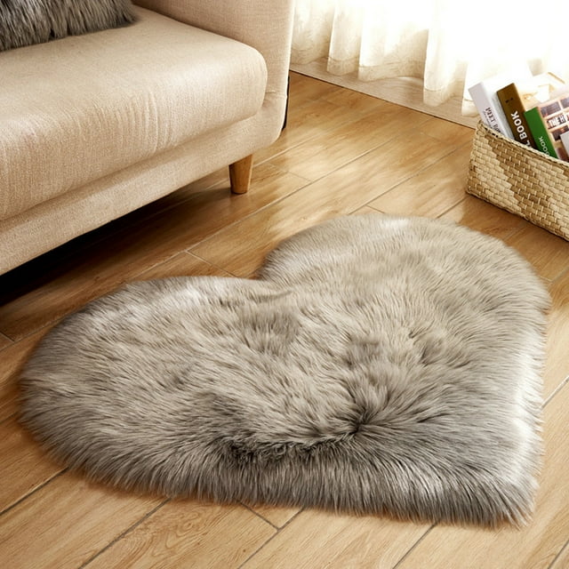 Affordablo Indoor Heart Rugs Area Rug Living Room Rugs Soft Machine Washable Outdoor Rug Hand-Woven Cotton Washable Rug Indoor Floor Rug Carpet for Bedroom Under Dining Table Home Office House Decor