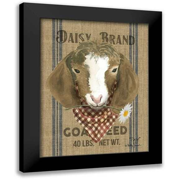 Jacobs, Billy 12x14 Black Modern Framed Museum Art Print Titled - Daisy