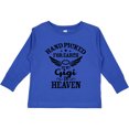 thumbnail image 3 of Inktastic Handpicked for Earth by My Gigi in Heaven with Angel Wings Boys or Girls Long Sleeve Toddler T-Shirt, 3 of 5