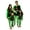 Green - Elfing Around, variant on #followme Family Pajamas Cotton Kids Pajama Set 34544-7 (7, Green - Elfing Around)