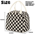 thumbnail image 4 of GADE Lunch Bag for Women Men Cute Corduroy Lunch Tote Bags Reusable Insulated Lunch Box Large Capacity Reusable Insulated Cooler for Work Picnic or Travel, 4 of 9
