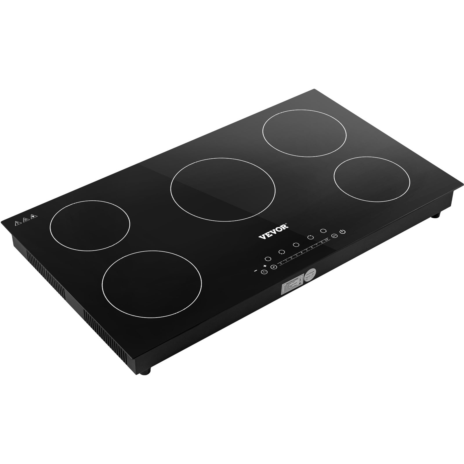 35" Builtin Induction Stove Top 5 Burners, 9 Power Levels, Sensor