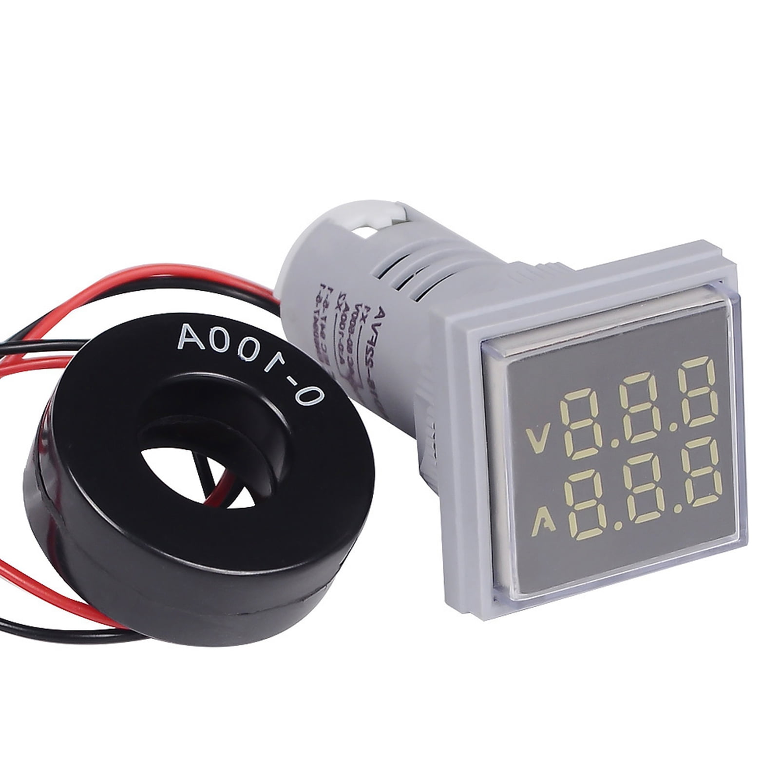 LED Digital Voltmeter Ammeter Meter Signal Lights Indicator Tester AC 60-500V LED Digital Voltmeter Ammeter Meter Signal Lights Indicator Tester AC 60-500V