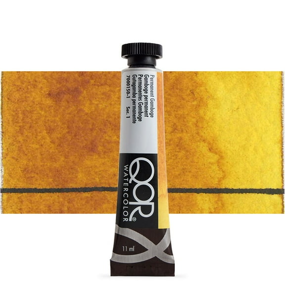 QoR Watercolors, 11 ml, Permanent Gamboge