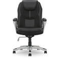 thumbnail image 3 of Pemberly Row Faux Leather Executive Office Chair w/ Adjustable Tilt in Black, 3 of 13