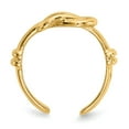 thumbnail image 2 of 14k Love Knot Toe Ring in 14k Yellow Gold - Size 11, 2 of 3