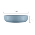 thumbnail image 3 of Mainstays Light Blue Daisy Etched 42 Ounce Round Plastic Dinner Bowl, 3 of 5