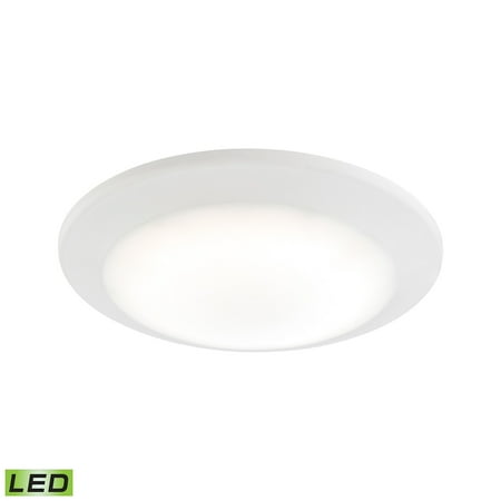 

Elk Home Plandome 1-Light Recessed Light in Clean White with Glass Diffuser