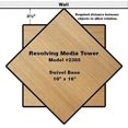 thumbnail image 3 of Venture Horizon Revolving Media Tower 600 Cherry, 3 of 3