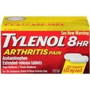 TYLENOL 8 HR Arthritis Pain Extended Release 650 mg Caplets 225 ea (2 Pack)