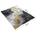 thumbnail image 4 of Black Marble Gold Line Pattern Blanket,Comfortable Soft Flannel Throw Blanket,All Season,Warm Lightweight Blankets for Sofa Bed Couch Living Room Chair,40"x50", 4 of 4