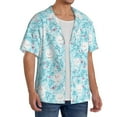thumbnail image 2 of Sikiie Cute Rabbit Men's Wrinkle Free Untucked Cuban Shirt Business Casual Button Down Shirts Short Sleeve ShirtSmall, 2 of 5