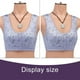 thumbnail image 4 of Minnieouse Sujetador Bralette Transpirable Y Que Absorbe La Humedad Para Mujeres Actividades Deportivas Ropa Interior Para Mujer Sujetadores Ropa interior azul claro 42/95【3XL】, 4 of 6