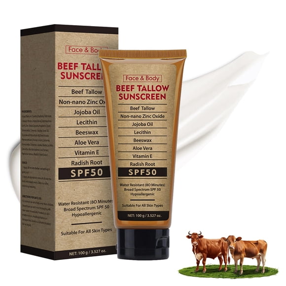 Protector solar Yunmeng Beef Sebo con óxido de zinc SPF 50 100 ml